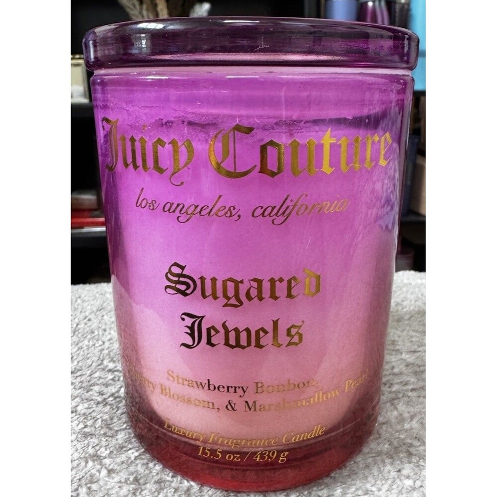 NWT Juicy Couture Los Angeles Sugared Jewels Candle 15.5oz